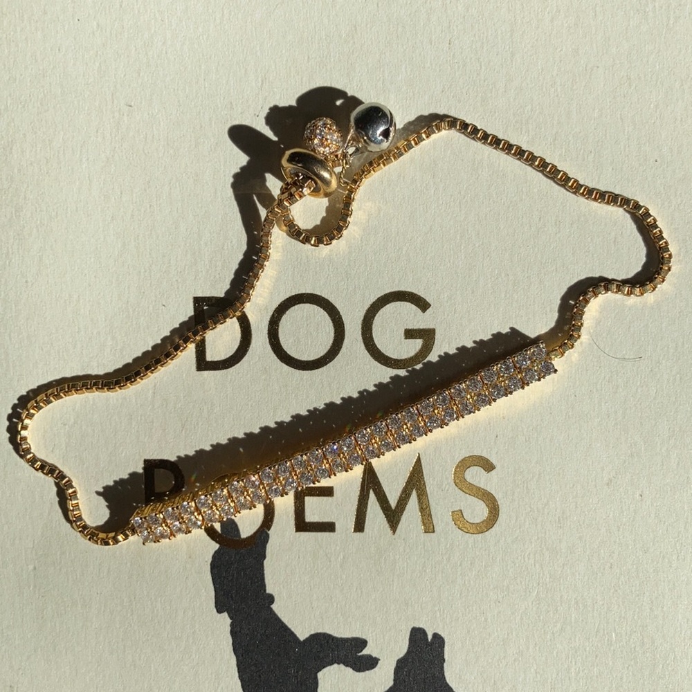 Gold costume jewelry with shiny stones